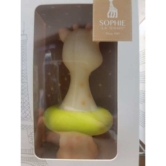Sophie La Girafe Bath Toy With Green Float For Infants 6M+ Soft & Safe Baby Bath - Picture 3 of 6